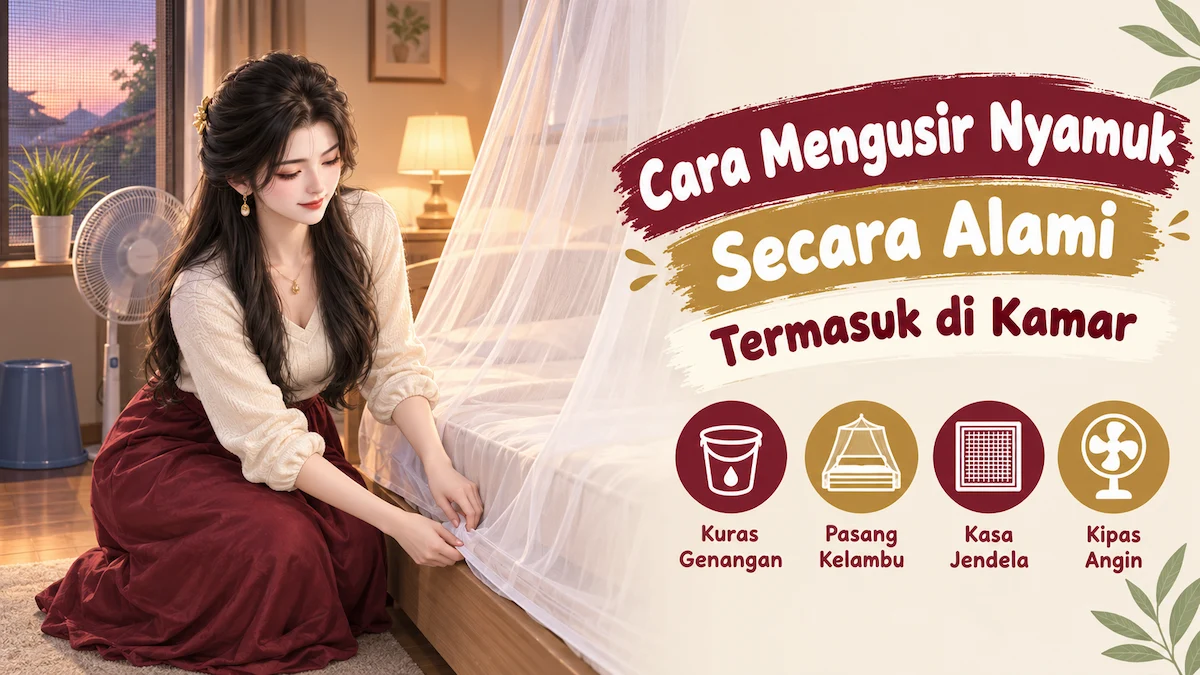 Cara Mengusir Nyamuk Secara Alami, Termasuk di Kamar